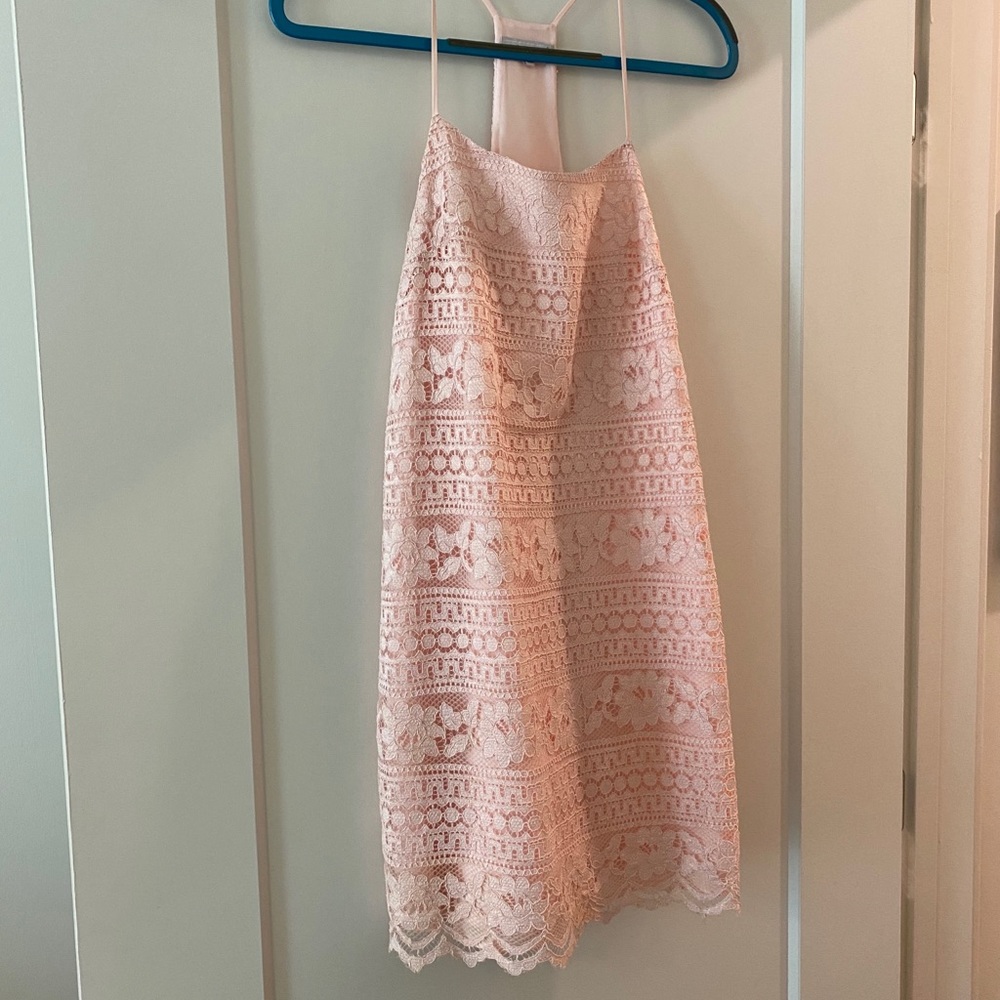 Pink Lace Dress